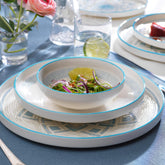 Schafer Iconic 24 Parça Yemek Takımı Mavi